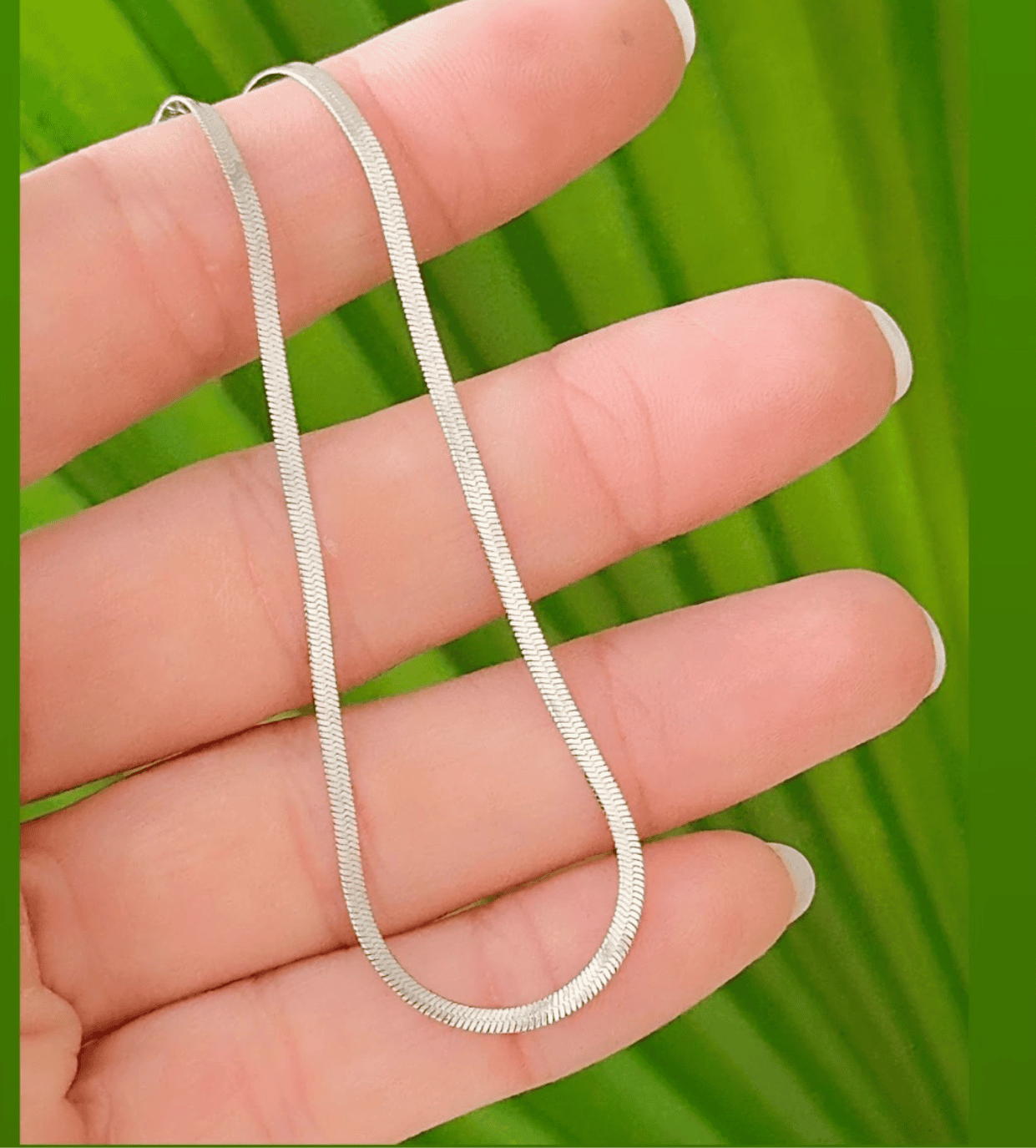 16-inch thin illuminated steel necklace 12570