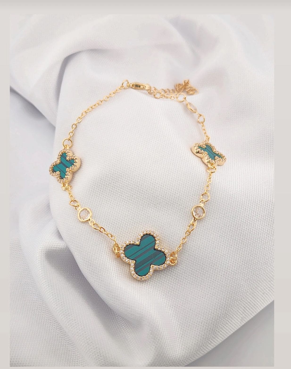 Clover bracelet with light points 11254