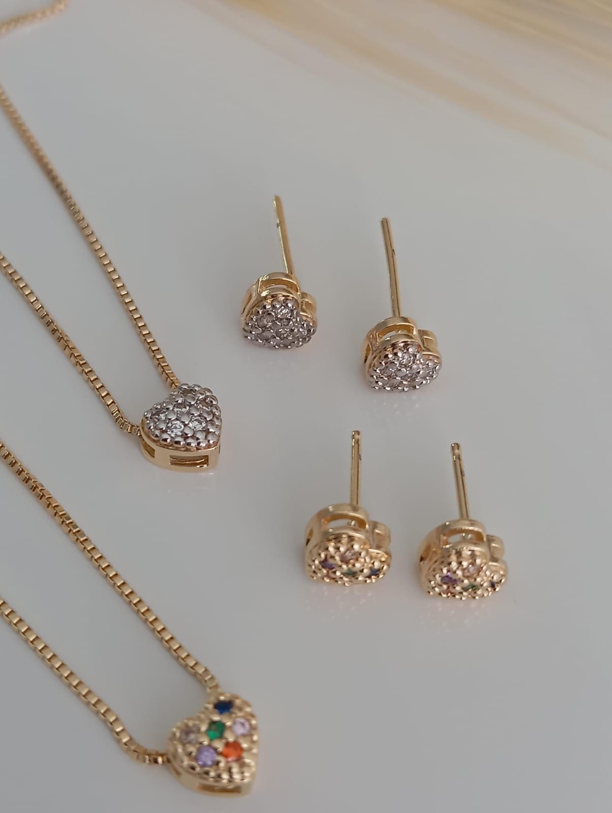 Kids’ Heart Studded Set. 9699