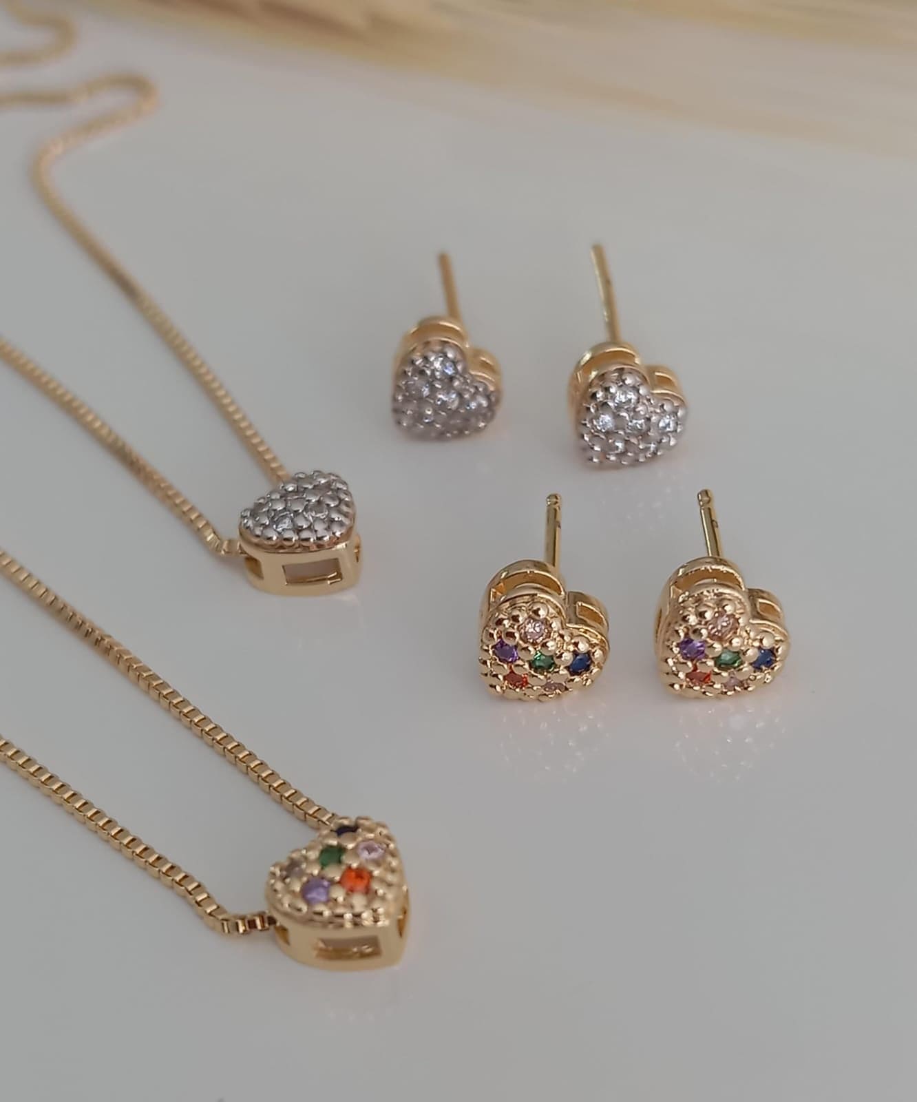 Kids’ Heart Studded Set. 9699