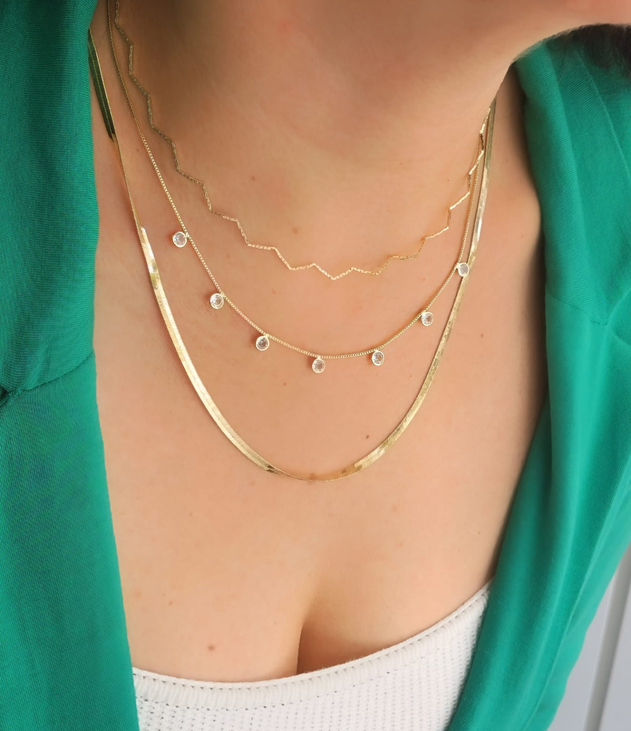 Necklace with 7 light points 7919