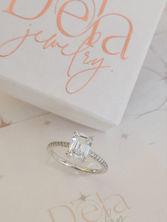 Rhodium Ring 0833