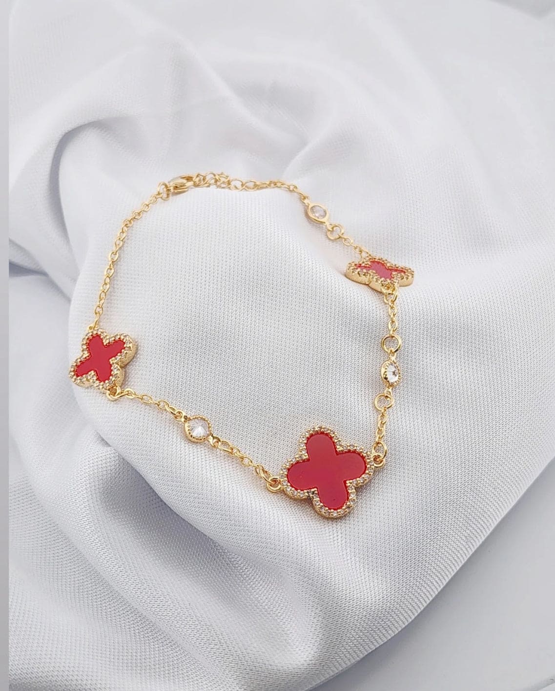 Clover bracelet with light points 11254