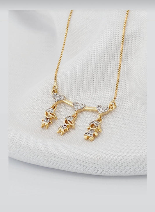 3 Children Necklace