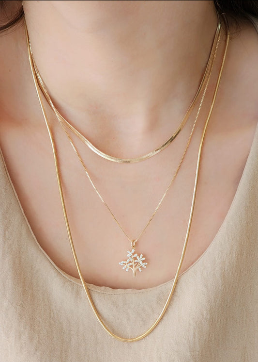 Mirrored Necklace 40CM