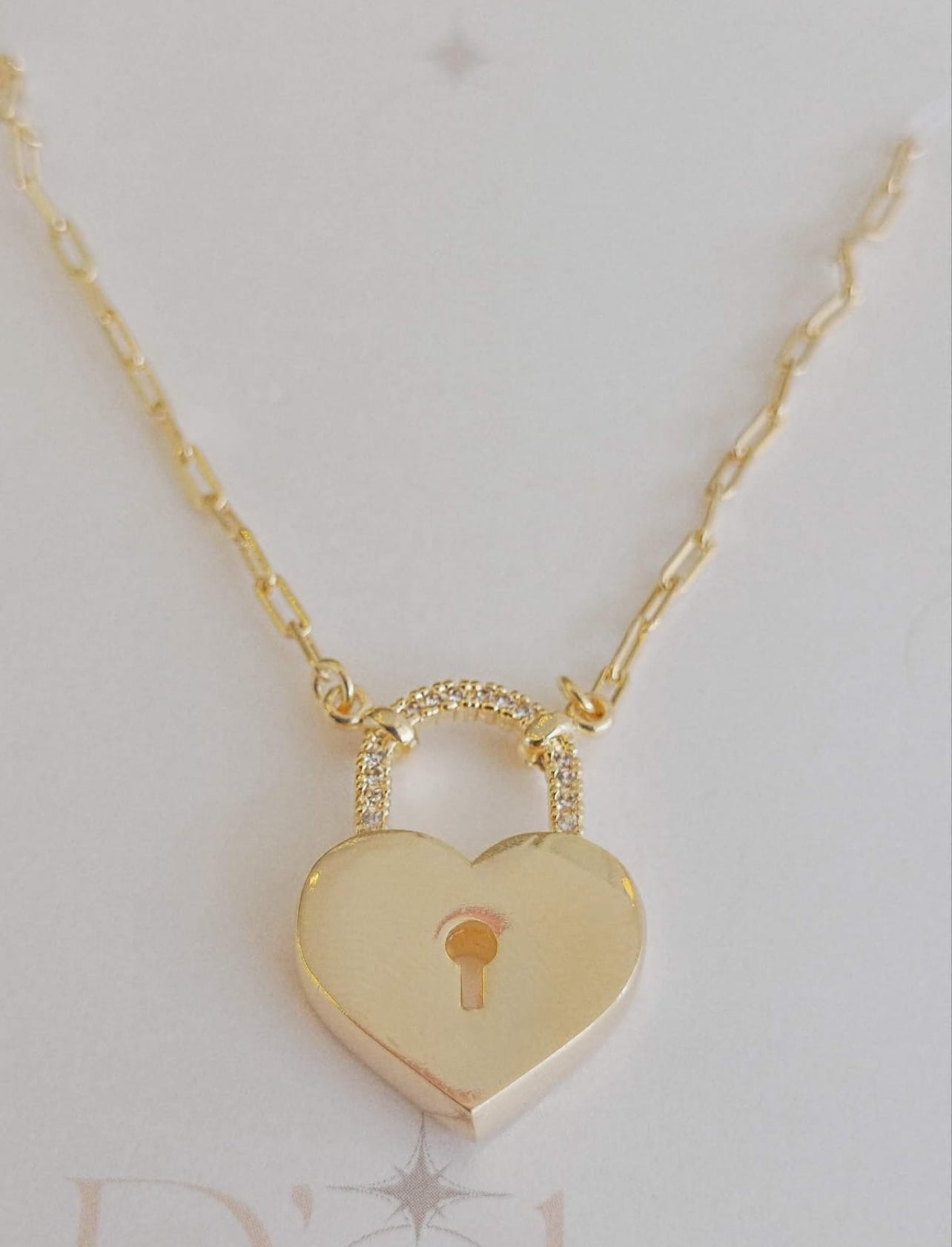 Heart Lock Necklace 1107