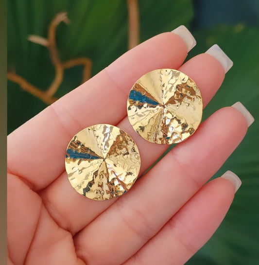 Round Plate Earring 7423
