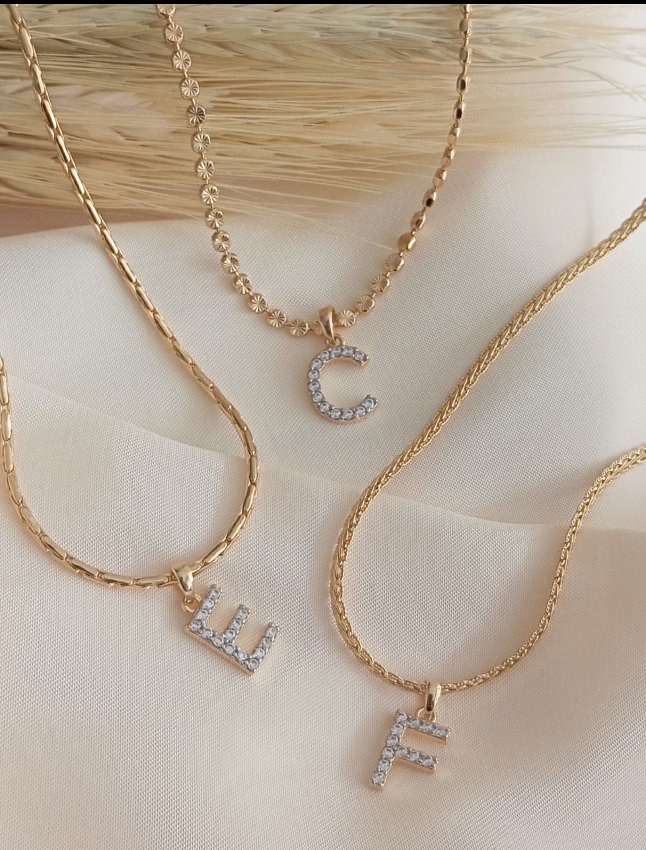 Letter Pendant with Cubic Zirconia 3405