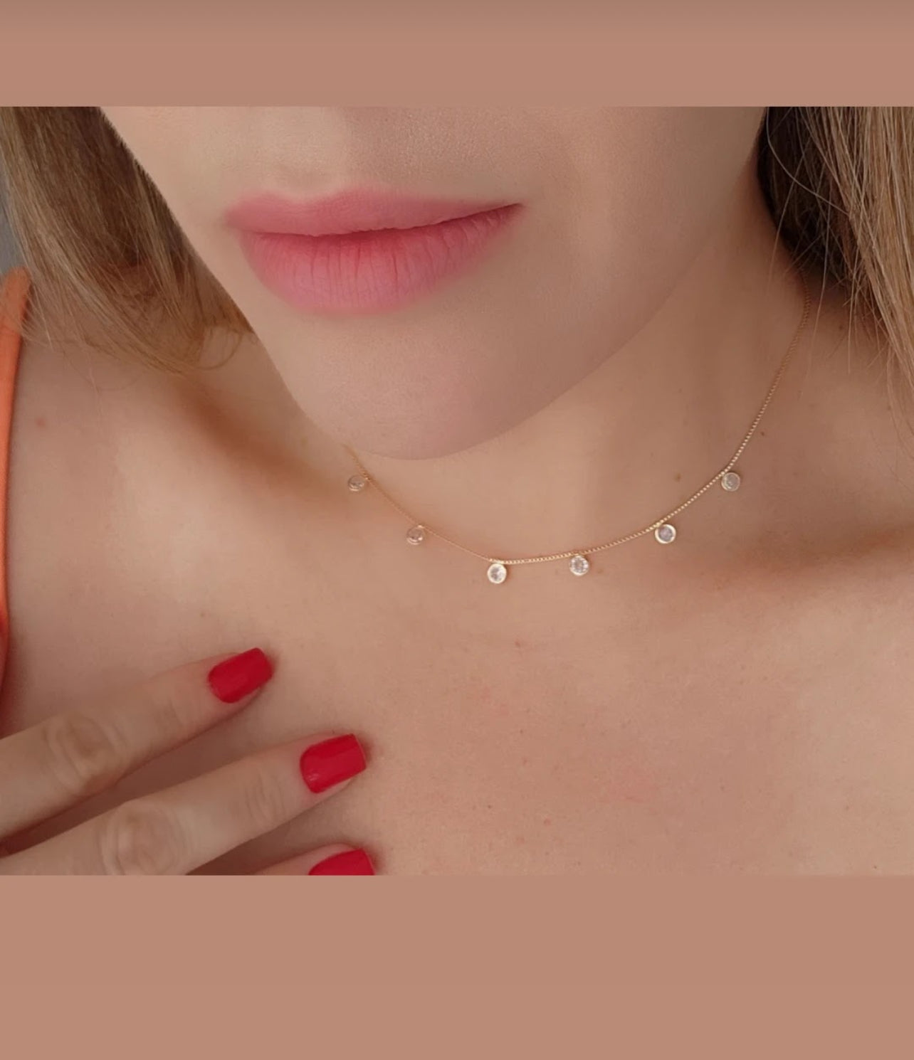 Necklace with 7 light points 7919