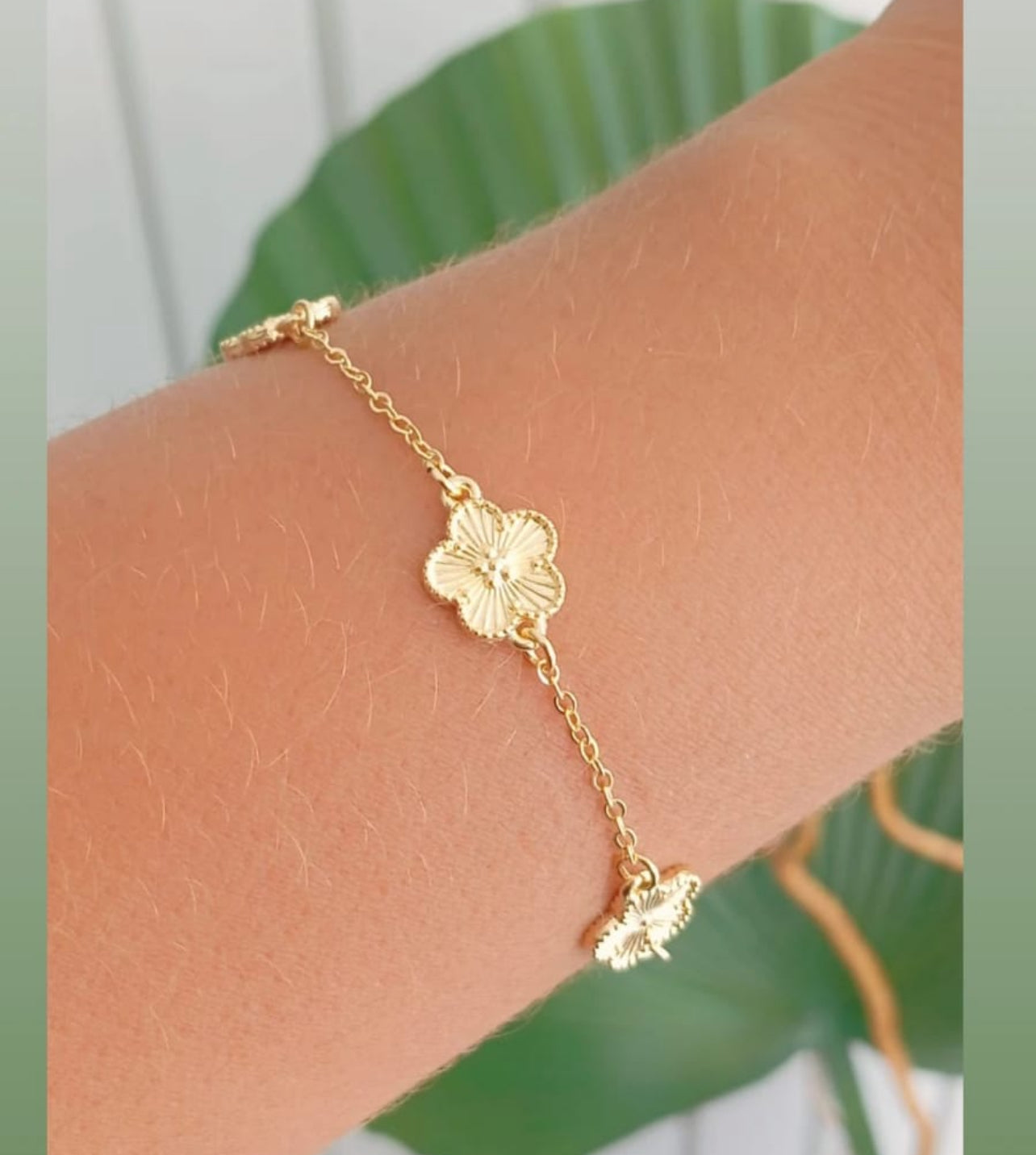 3 Flowers bracelet 7578