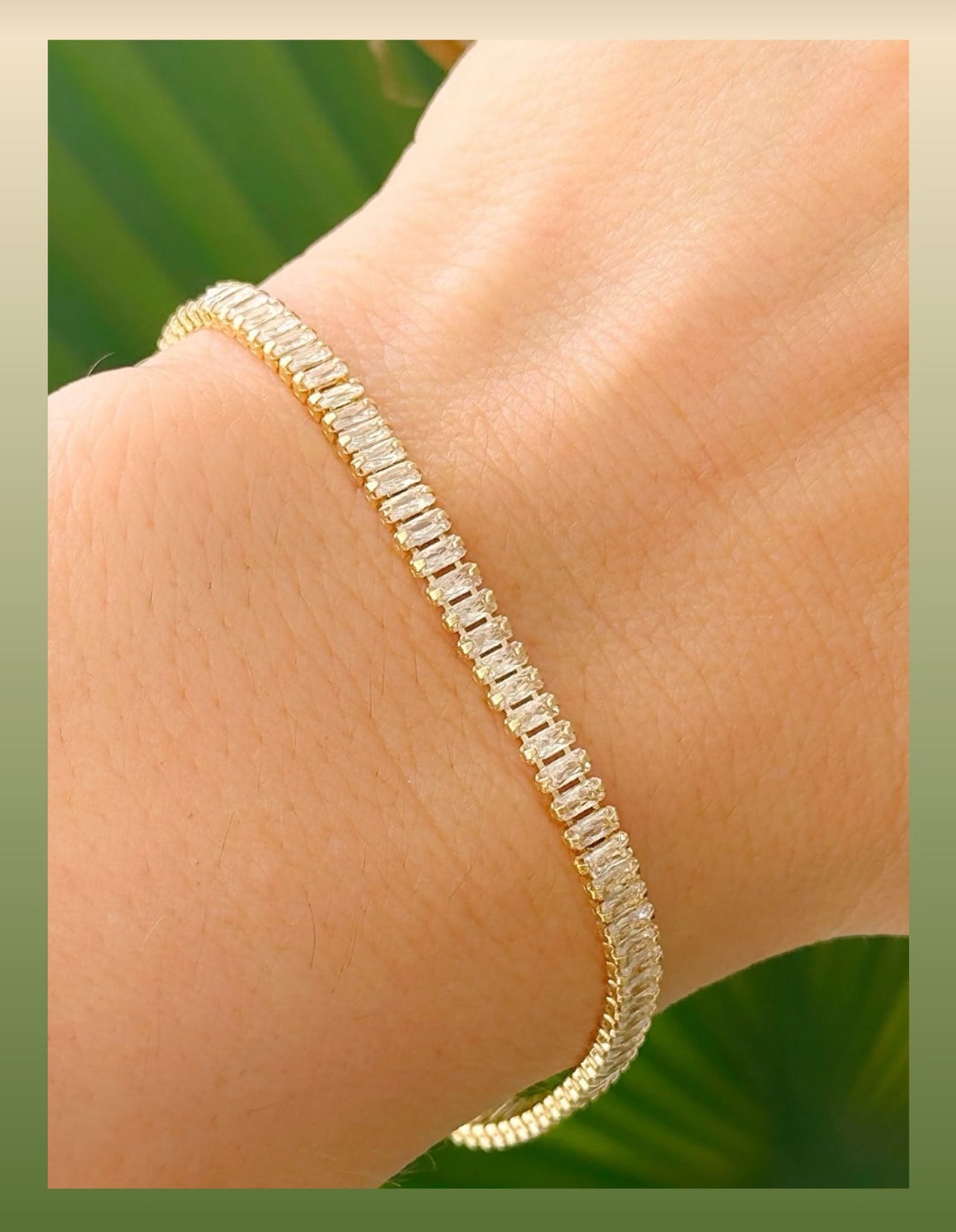 Baguette Riviera Bracelet 10470