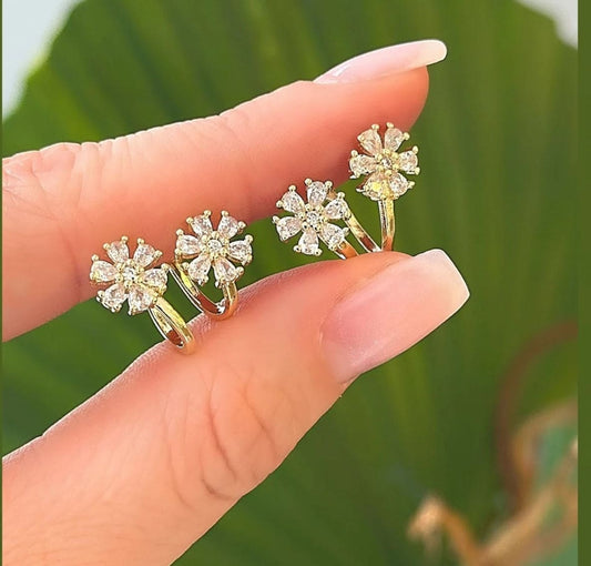 Flower earring 9612