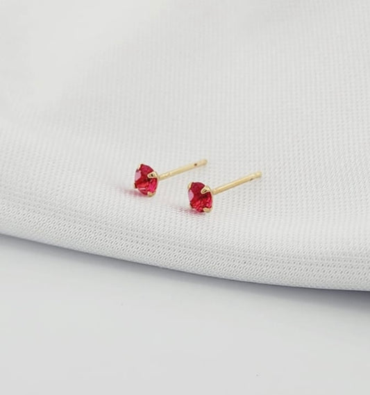 Baby colorful stud earrings 8010