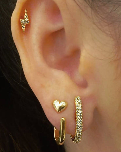 Two-wire Claw Earring