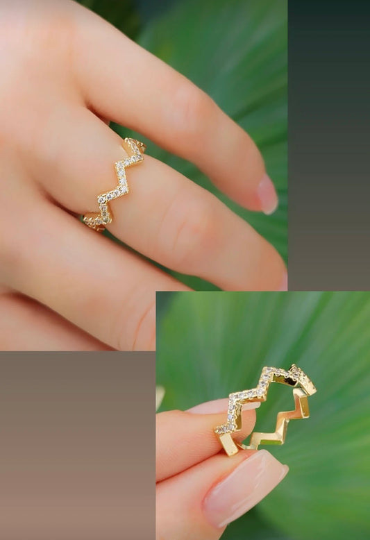 Zigzag Ring 7339