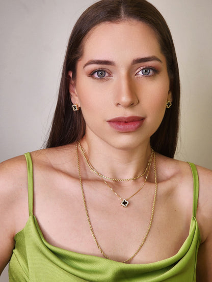 Clover Pavé Jewelry Set