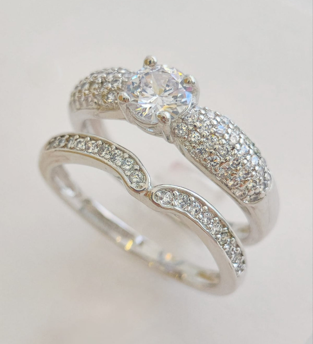 Rhodium Ring 0684