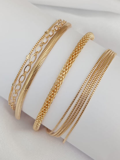 7-inch Popcorn Mesh Bracelet