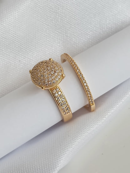 Pavé Halo Ring