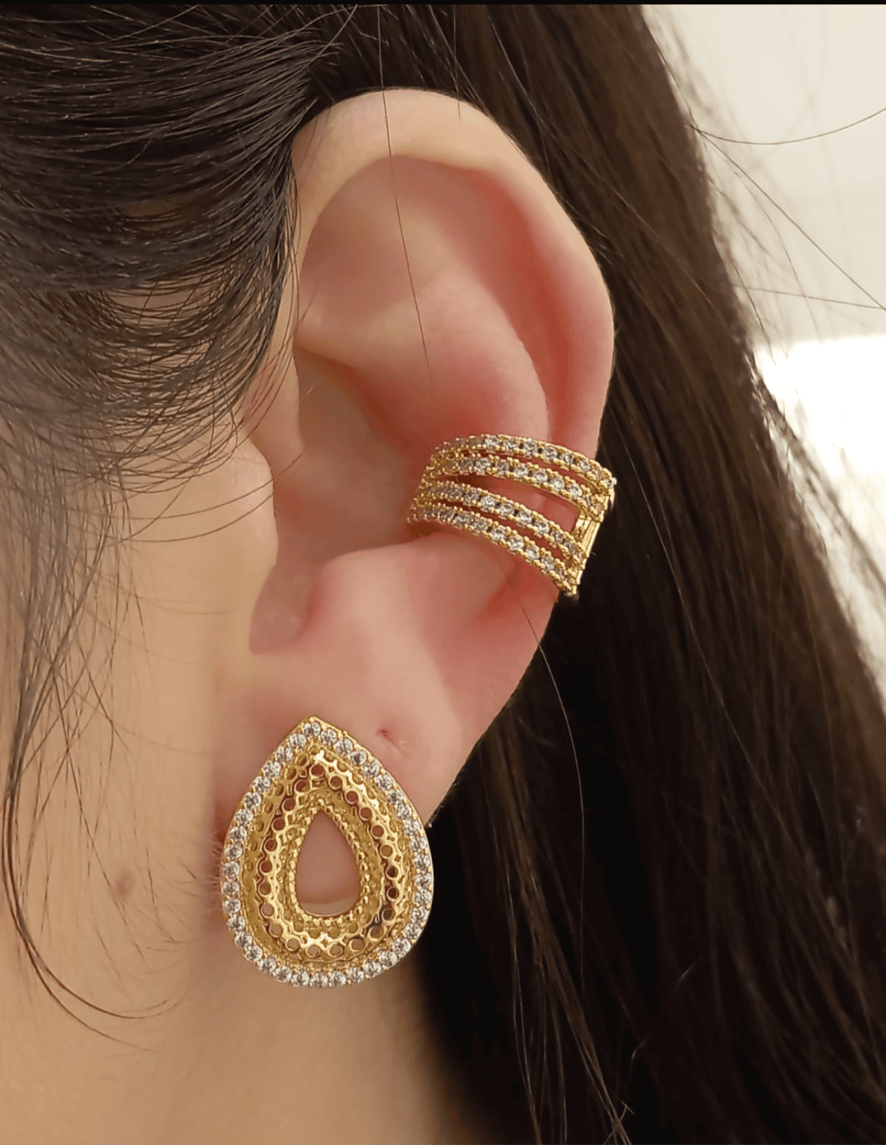 Lace Drop Earring 10056