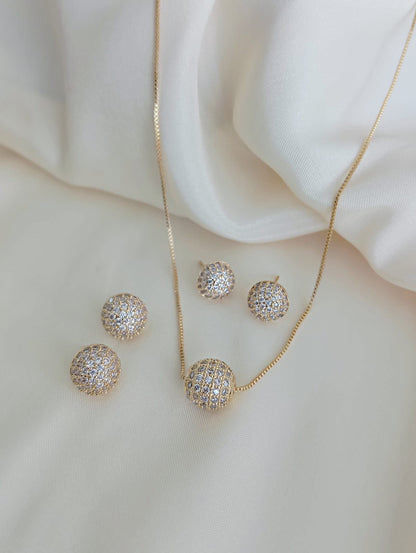 Pavé Sphere Necklace