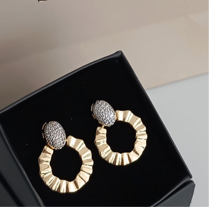 Pavé Oval Base Earring