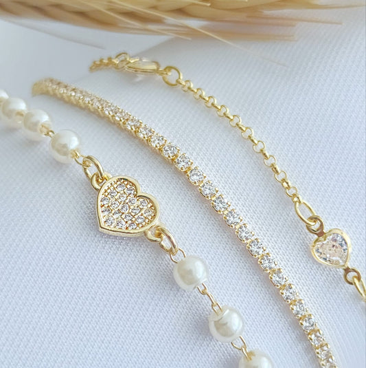 4 Heart Bracelet