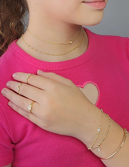 4 Heart Bracelet