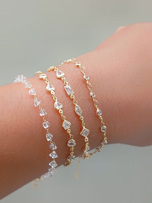 Intricately Crafted Sparkling Accents Bracelet