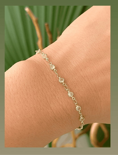 Sparkling Station Bracelet, 6 in