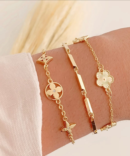 Smooth Stick Bracelet 4 Sides 18CM