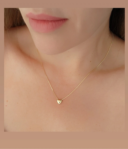 Smooth Small Heart Necklace