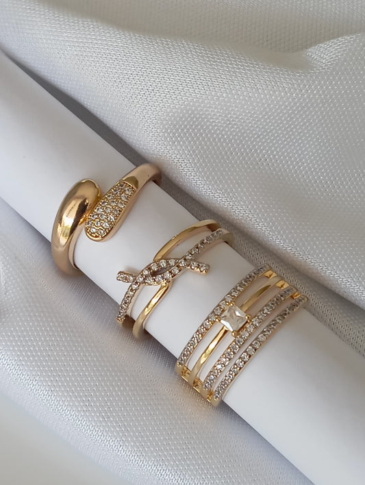 Smooth & Pavé Ring