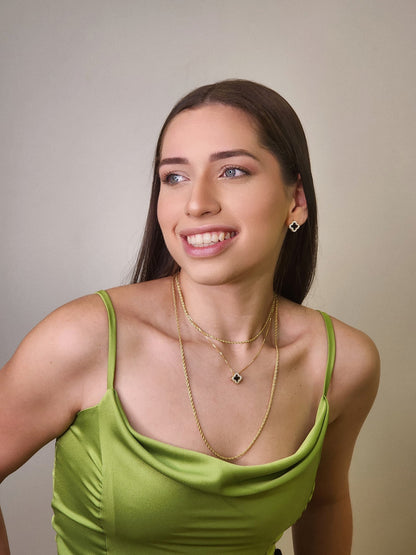 Clover Pavé Jewelry Set