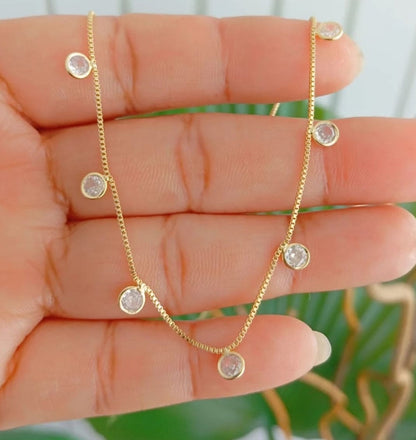 7-Point Sparkling Necklace