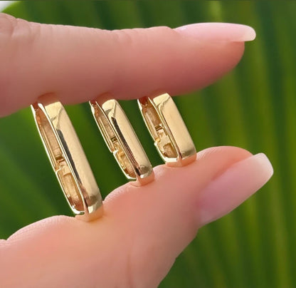 Square Hoop Earrings
