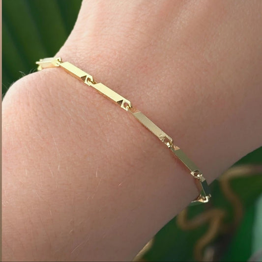 Smooth Stick Bracelet 4 Sides 18CM 9456