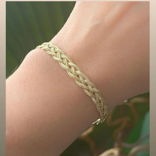 4-strand braided bracelet 9321