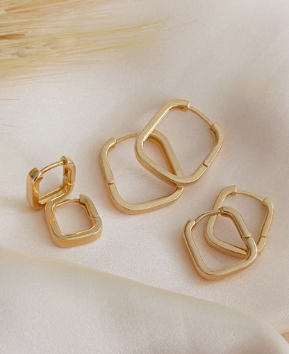 Square Hoop Earrings