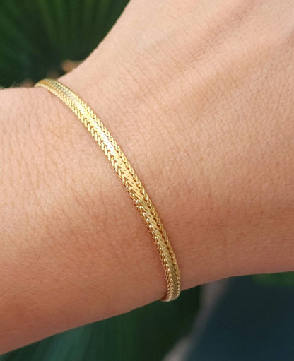 Snake Chain Bracelet, 17 cm