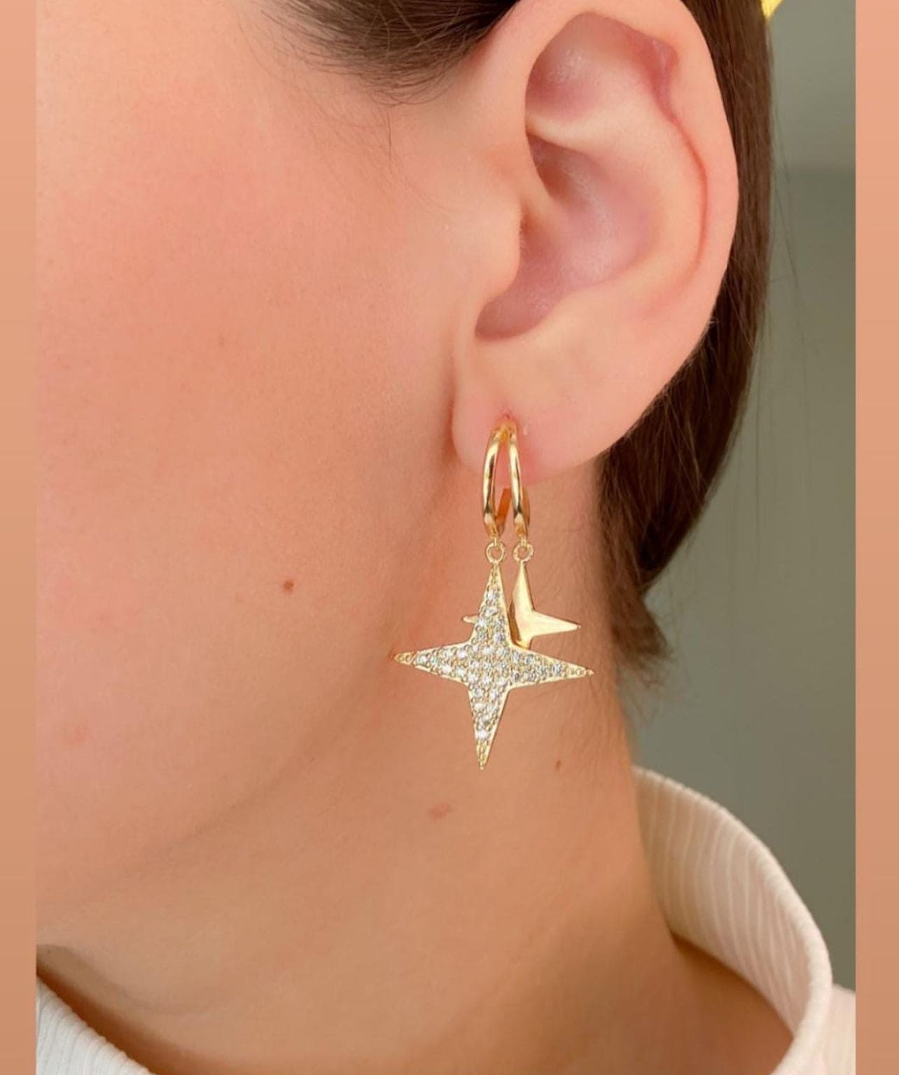 Star earrings 6026