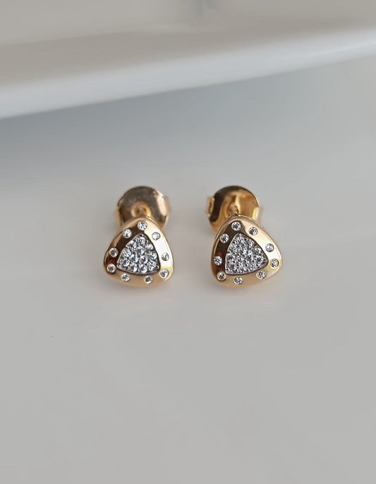 Triangular earring 9633