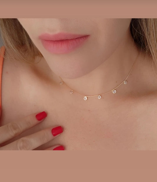 Necklace with 7 light points 7919