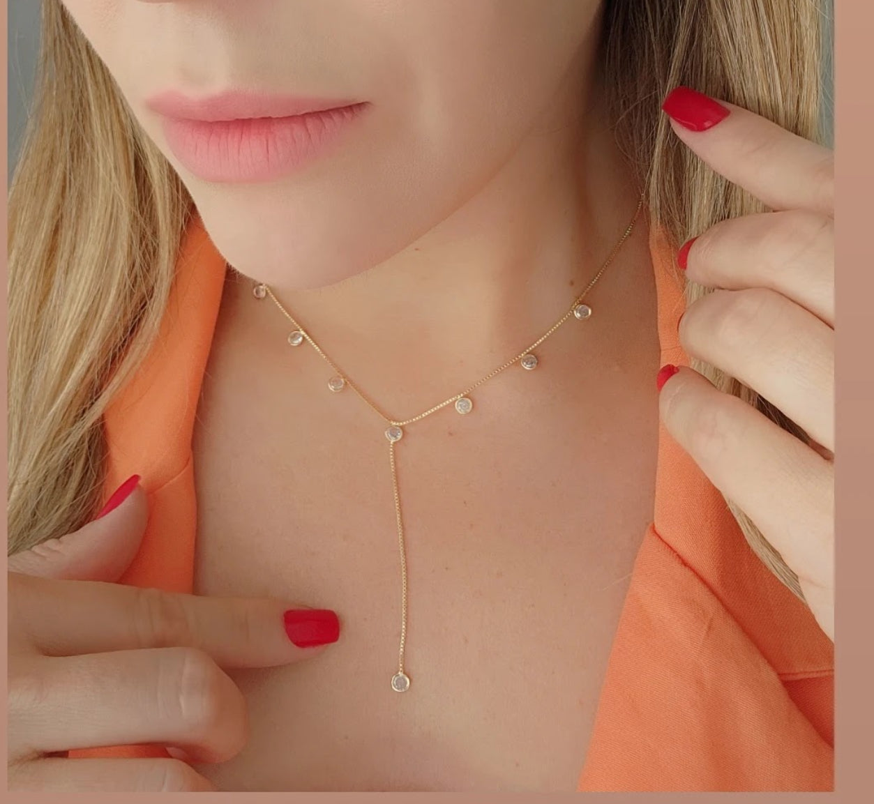 Solitaire Lariat Necklace 7920