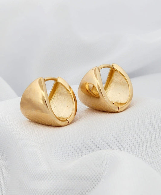 Smooth curved drop hoop 9582