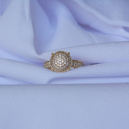 Pavé Halo Ring