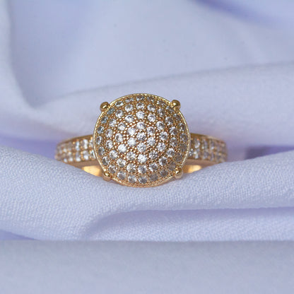 Pavé Halo Ring